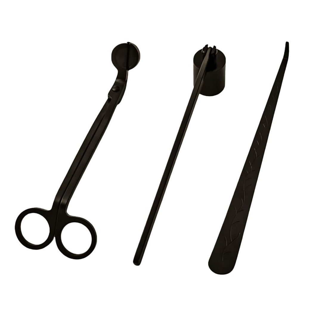 Candle Tool Kit - Wick Trimmer, Snuffer & Dipper