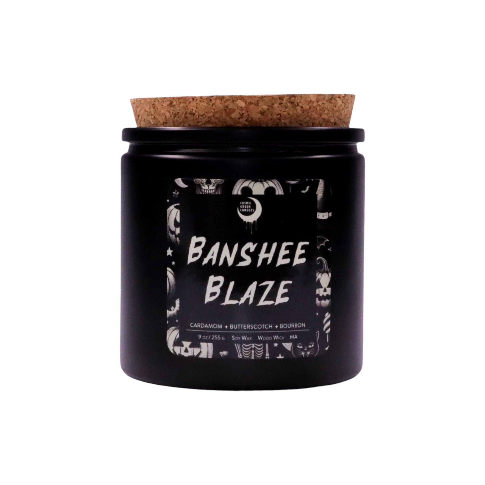 Cosmic Green Candles Banshee Blaze Candles