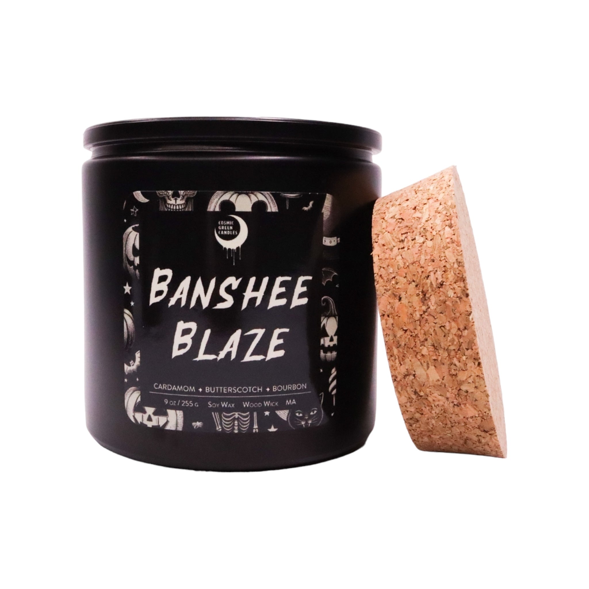 Banshee Blaze - Cosmic Green Candles - Candles