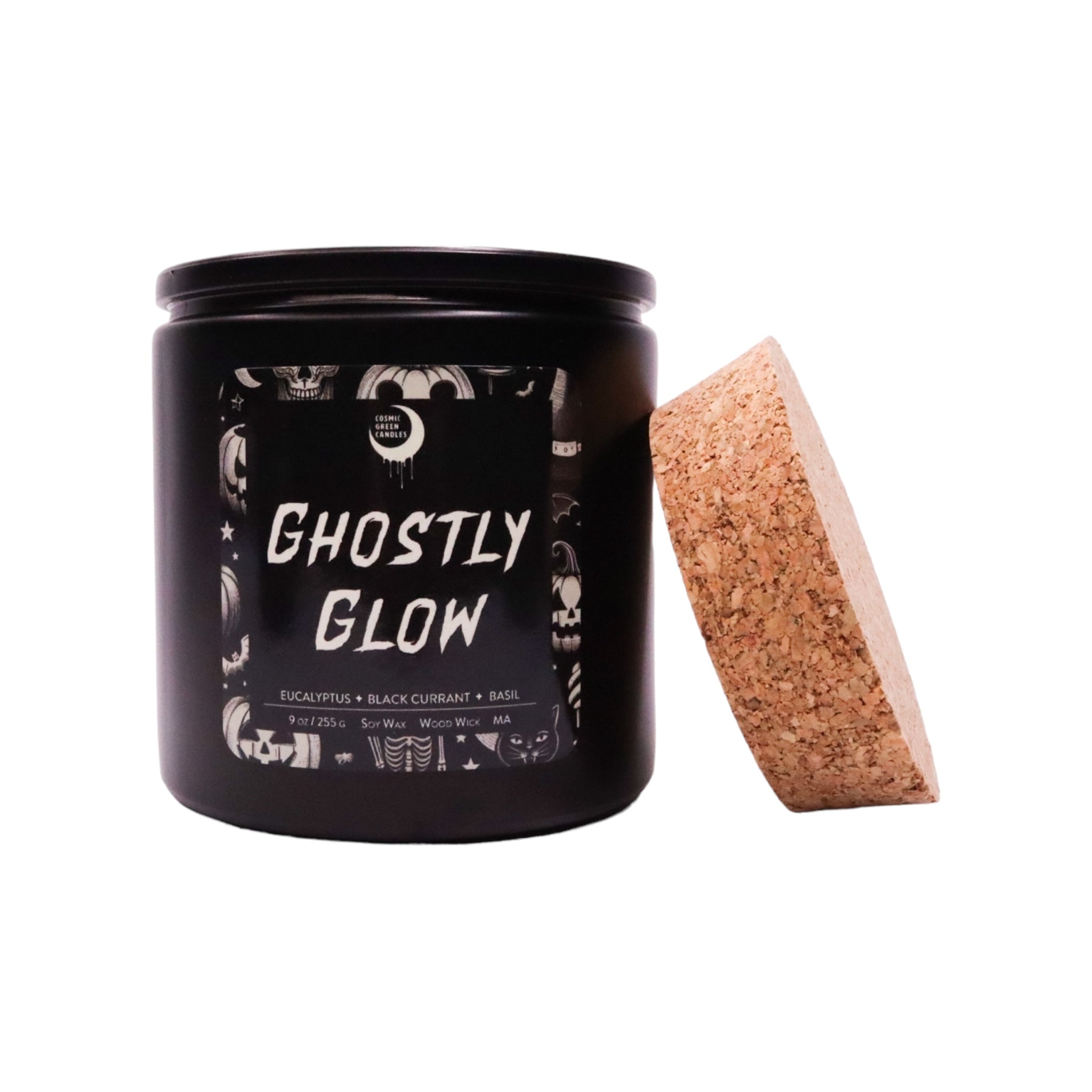 Ghostly Glow - Cosmic Green Candles - Candles