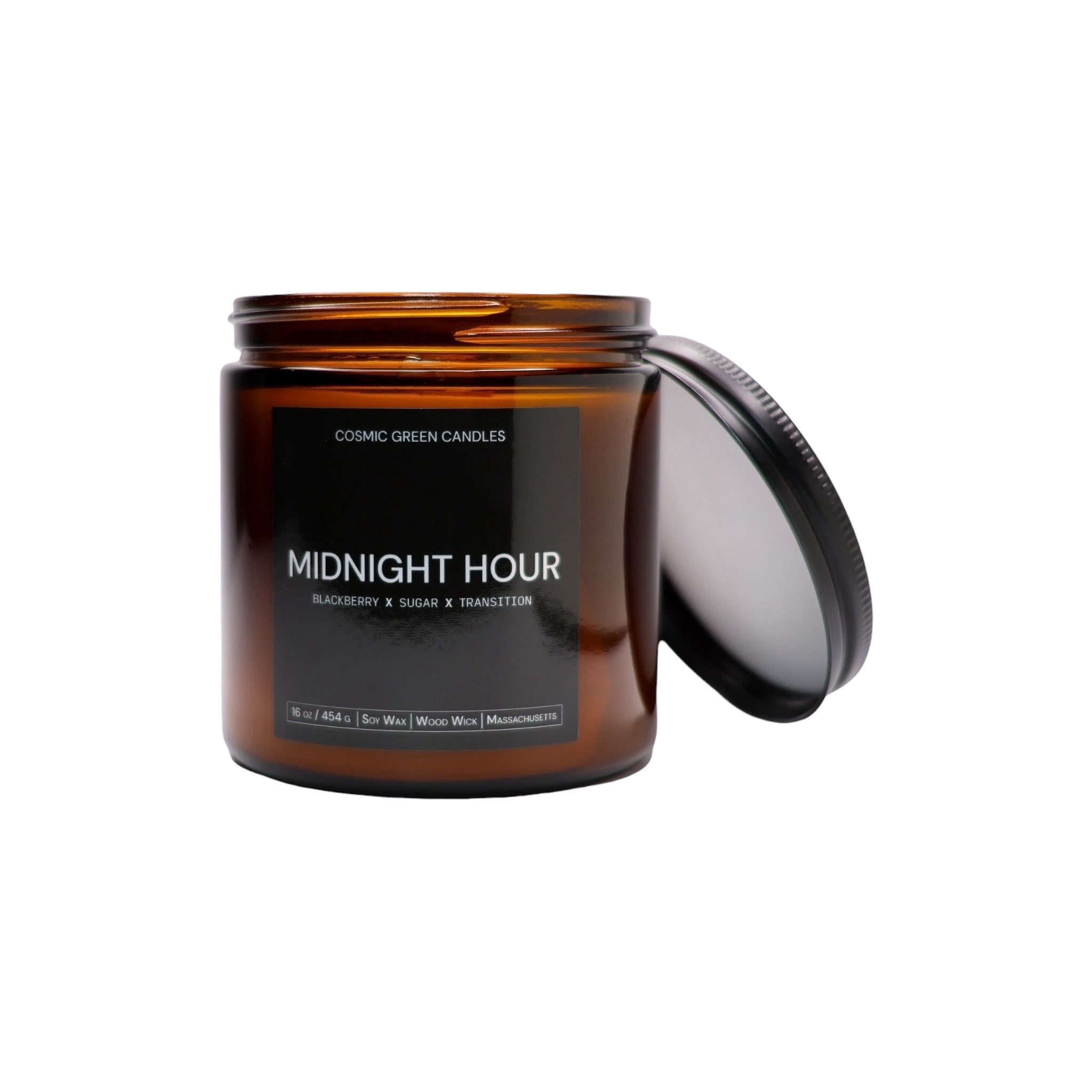 Cosmic Green Candles Midnight Hour Candles