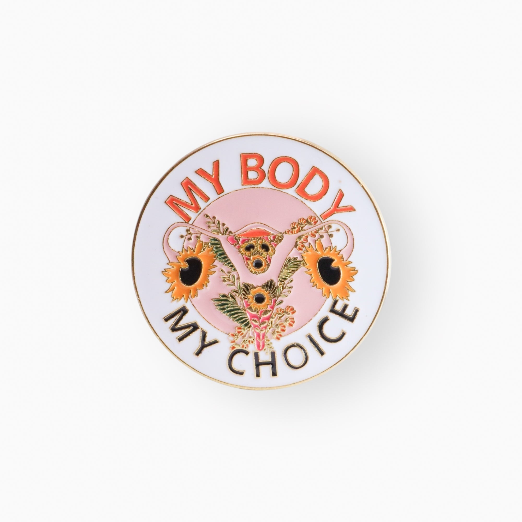 Cosmic Green Candles My Body My Choice Pin Enamel Pin