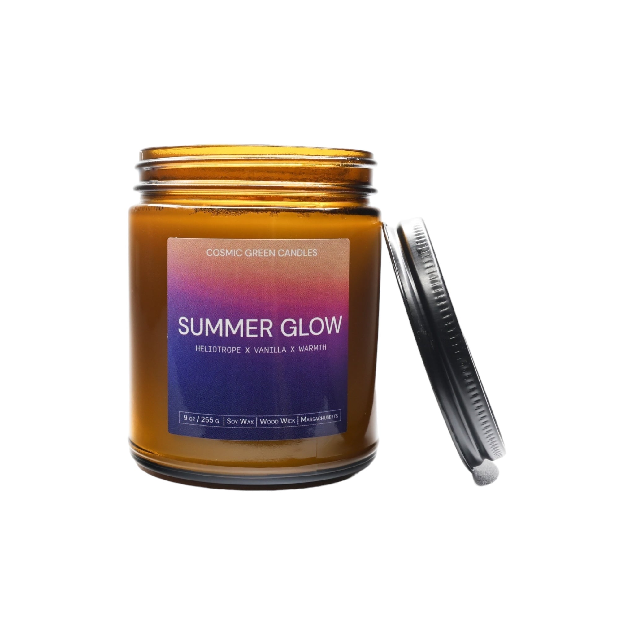 Summer Glow - Cosmic Green Candles - Candles