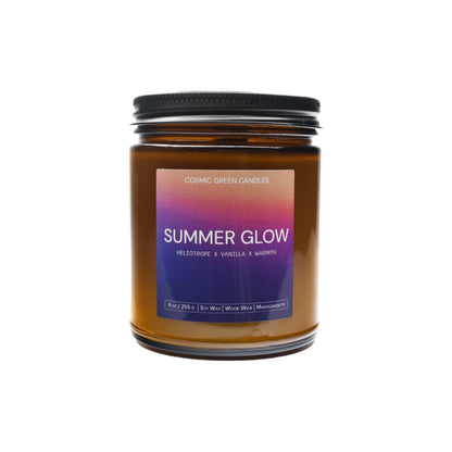 Summer Glow - Cosmic Green Candles - Candles