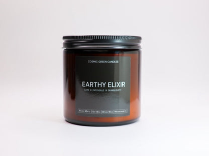 Earthy Elixir - Cosmic Green Candles - Candles