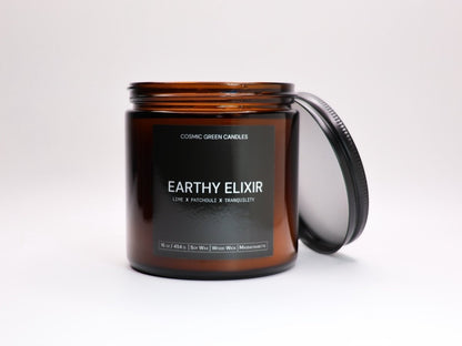 Earthy Elixir - Cosmic Green Candles - Candles