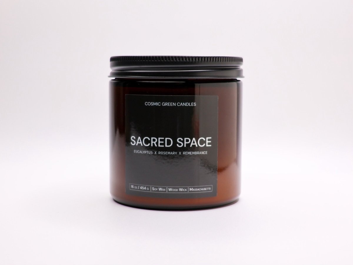 Sacred Space - Cosmic Green Candles - Candles